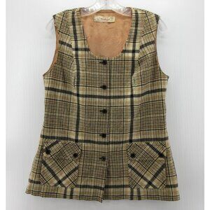 VINTAGE Pendleton Top Small 60s Virgin Wool Vest Young Juniors 13-14